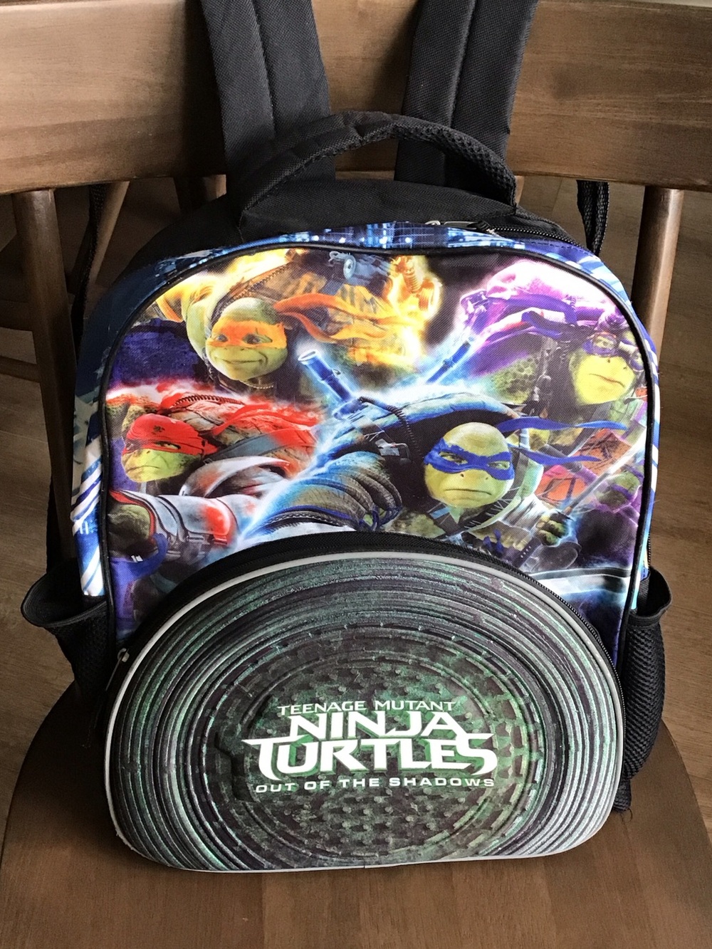 2016 Teenage Mutant Ninja Turtles: Out of the Shadows backpack/ full size